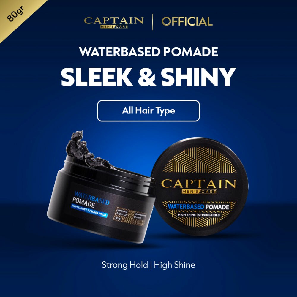 Captain Men's Care Waterbased Pomade